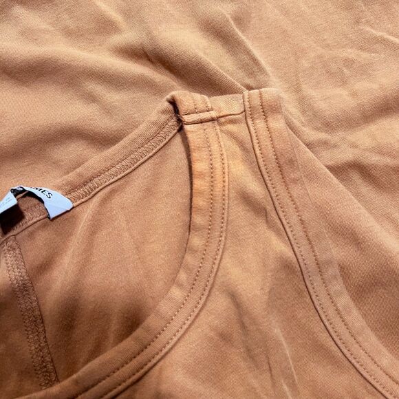 ELIZABETH AND JAMES Calfan Orange Sleeveless T-Shirt Midi Dress Womens XS - Picture 7 of 7